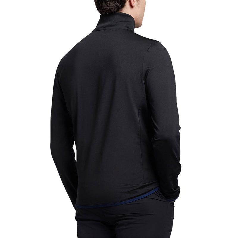 Lyle & Scott Tech 1/4 Zip Midlayer - True Black