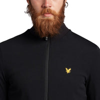 Lyle & Scott Golf Windshield 1/2 Zip Midlayer - Jet Black