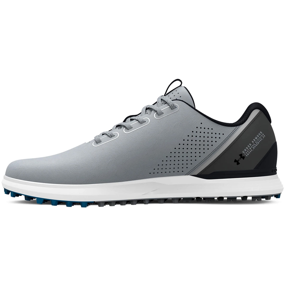 Pingat Bawah Perisai 2 Kasut Golf Spikeless Lebar - Mod Grey/Jet Grey/Hitam